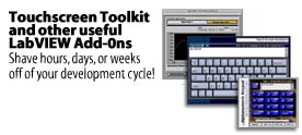 The BetterVIEW Touchscreen Toolkit and other useful LabVIEW Add-ons...